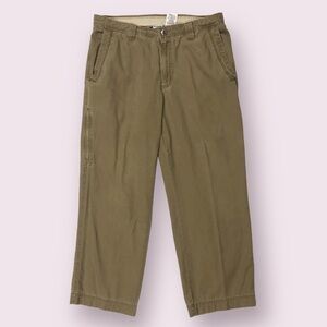 𝅺COLUMBIA Mens Cotton Easy Fit Omni Shield Classic Khaki Cargo Pants Size 36X32